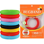BugBand 24 pack mosquito repellent bracelets front packaging view