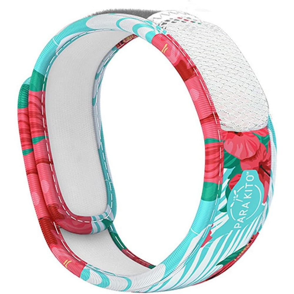 Parakito Mosquito Repellent Wristband Paradise pattern front view