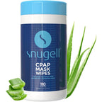 Snugell Unscented CPAP Mask Wipes 110 count canister front view