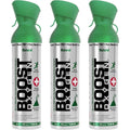Boost Oxygen Large Natural 10 Liter Canister 3 pack front view for respiratory support.