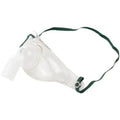 Dynarex 34020 Tracheostomy Mask front view showing swivel connector for adult respiratory care.