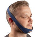 LifeSource Universal Chin Strap navy blue front view authentic USA import sleep aid.