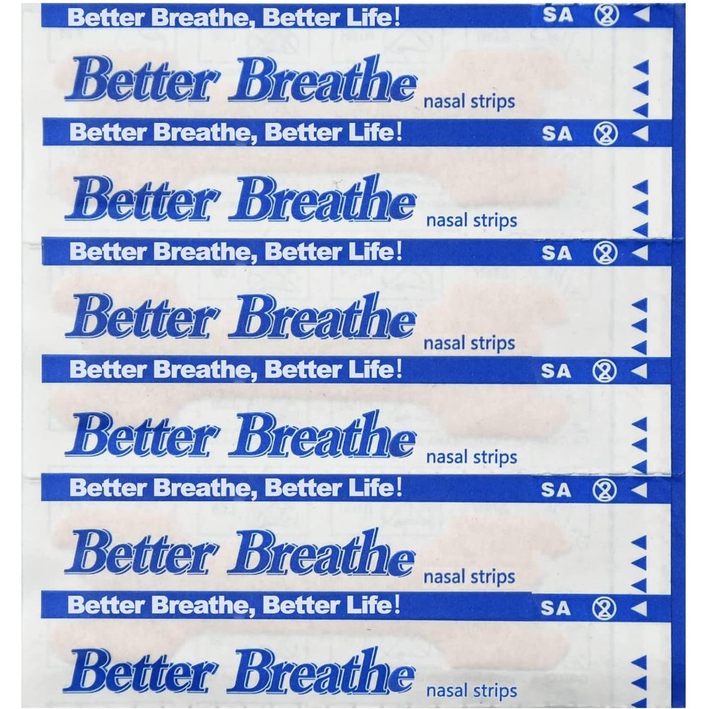 Debaishi Nasal Strips 50 count box front view for snoring relief.
