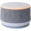 Yogasleep Dohm Nova White Noise Machine front view with fabric overlay