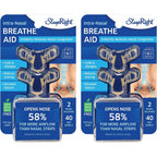 SleepRight Intra-Nasal Breathe Aids 2 pack front view for snoring relief