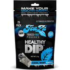 TeaZa Herbal Energy Pouches Cool Mint Chill front packaging showing 25 count tobacco free dip