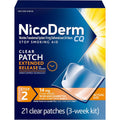 NicoDerm CQ Step 2 Nicotine Patches front box view for smoking cessation