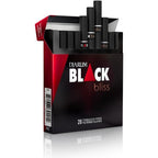 The Frugal Smoker Djarum Black Bliss Ruby Clove pack front view herbal cigarettes