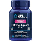 Life Extension Estrogen Balance Elite 60 tablets bottle for menopause support