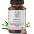 Happy Mammoth Meno Daily Menopause Vitamins front view authentic imported supplement bottle.