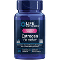 Life Extension Estrogen for Women bottle front view for menopause relief.