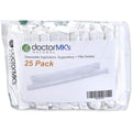 Doctor MK's Natural Suppository Applicators 25-pack front view for hygienic medication insertion.