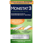 Monistat 3-Day Yeast Infection Treatment front packaging view authentic imported product
