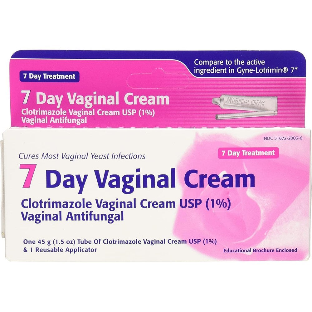 Taro Clotrimazole 7 Day Vaginal Cream front view antifungal treatment.
