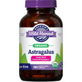 Oregons Wild Harvest Organic Astragalus 180 capsules front view bottle for natural immune support
