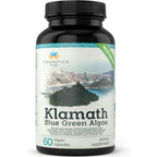 Teraputics Premium Klamath Lake Blue Green Algae supplement bottle front view