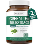 Healths Harmony EGCG Green Tea Extract 120 Capsules front view bottle