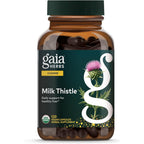 Gaia Herbs Milk Thistle 120 Vegan Capsules front view bottle premium liver supplement