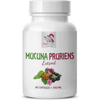 Swan Life Essentials Mucuna Pruriens Extract 60 capsules front view for dopamine support