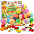 Zippytots kids bath bombs 16 pack box front view displaying colorful surprise packaging.