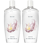 VSDFAW Skin So Soft Sensual Bath Oil front view showing the twin pack packaging for dry skin care.