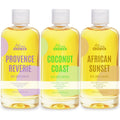 Autumn Shower Provence Reverie Bath and Body Oil three pack front view for dry skin hydration