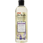 Dr Teal's Moisturizing Bath and Body Oil Lavender front view showing the product bottle.