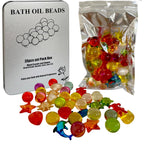 Wenyuhealth bath oil beads floral fragrance front view in silver tin box