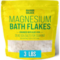 Magnum Solace Magnesium Bath Flakes 3 Pound bag front view