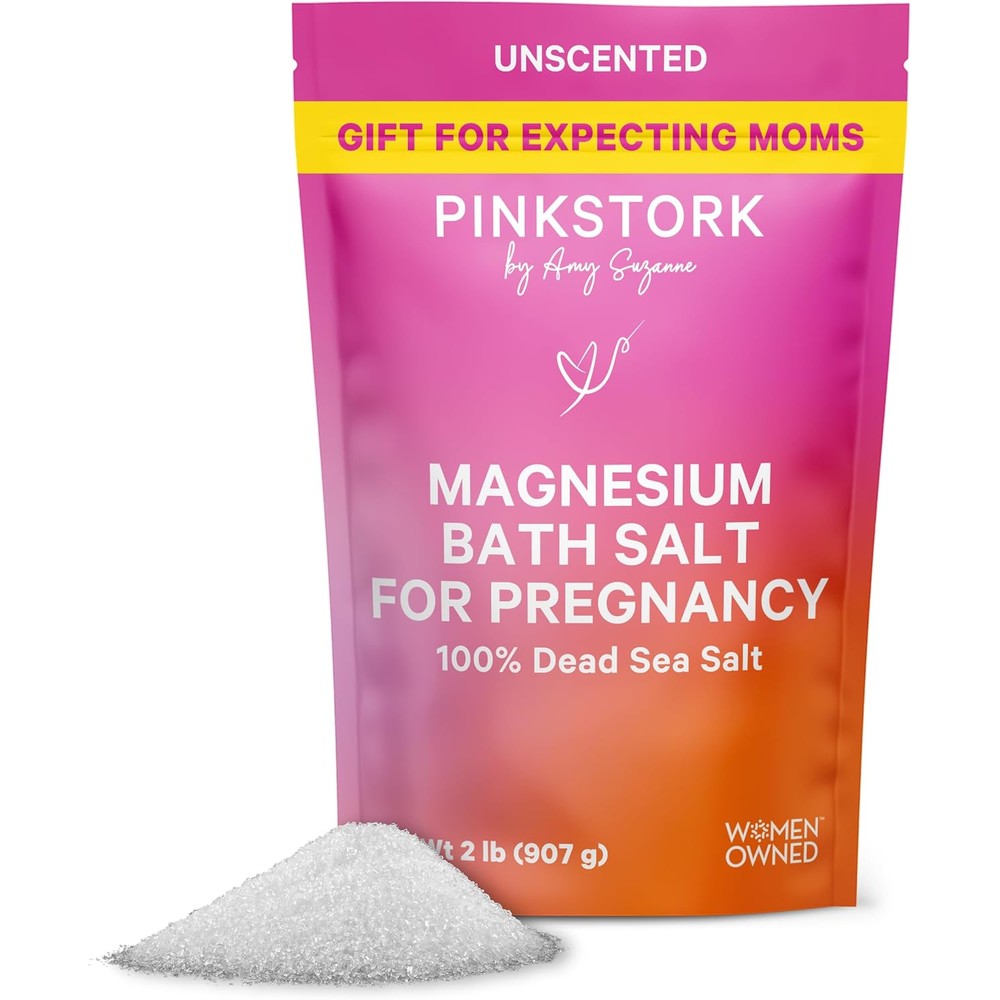 Pink Stork Pregnancy Bath Soak 907 gram front view