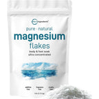 Micro Ingredients magnesium flakes 6 pound pouch front view