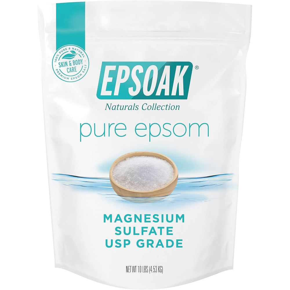 Epsoak Epsom Salt 10 lb bag front view