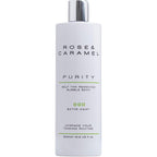 Rose and Caramel Purity Self Tan Removing Bubble Bath bottle front view