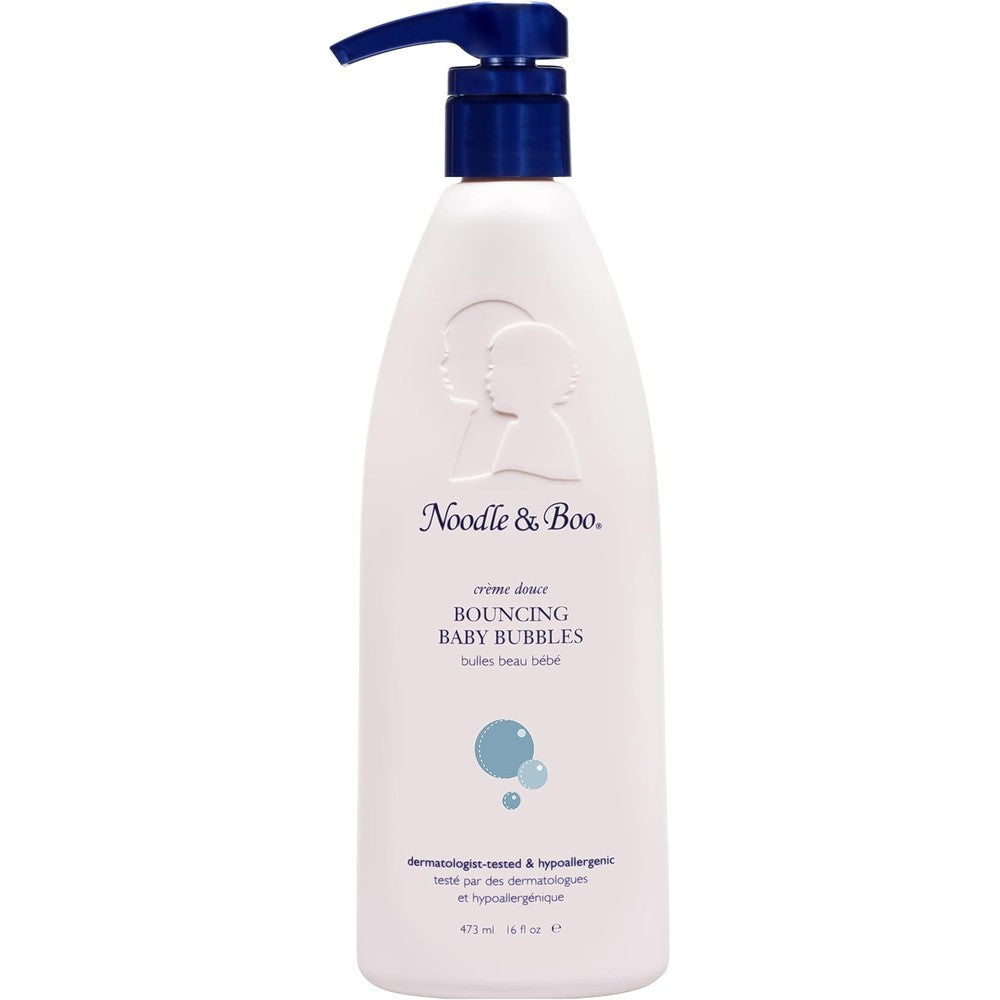 Noodle & Boo Bouncing Baby Bubbles 16oz bottle for sensitive skin bath time