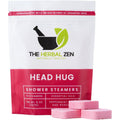 The Herbal Zen Head Hug Shower Steamers front packaging view for aromatherapy relief