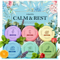 Pure Nature Lux Spa CalmNFiz Aromatherapy Shower Steamers 6 pack box front view