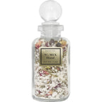 Bios Apothecary floral bath tea glass bottle front view