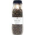Tiny Kitchen Soap Co. Refresh herbal bath tea glass bottle and muslin bag front view
