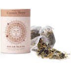 Purple Canyon Solar Blend Bath Tea front view of cylinder container