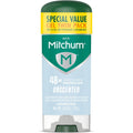 Mitchum Men Triple Odor Protection Antiperspirant Gel Unscented front view twin pack packaging