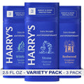 Harry's Extra Strength Antiperspirant Deodorant Variety Pack front view showing three sticks