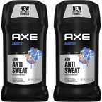 AXE Antiperspirant Deodorant Stick Anarchy For Him two pack front view premium mens grooming