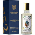 Caswell-Massey Jockey Club Aftershave bottle front view showing the signature gold cap.