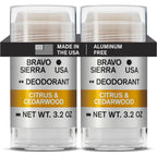 Bravo Sierra aluminum free deodorant 2 pack front view