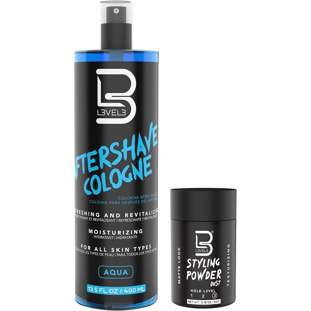L3 Level 3 After Shave Spray Cologne Aqua front view bottle packaging