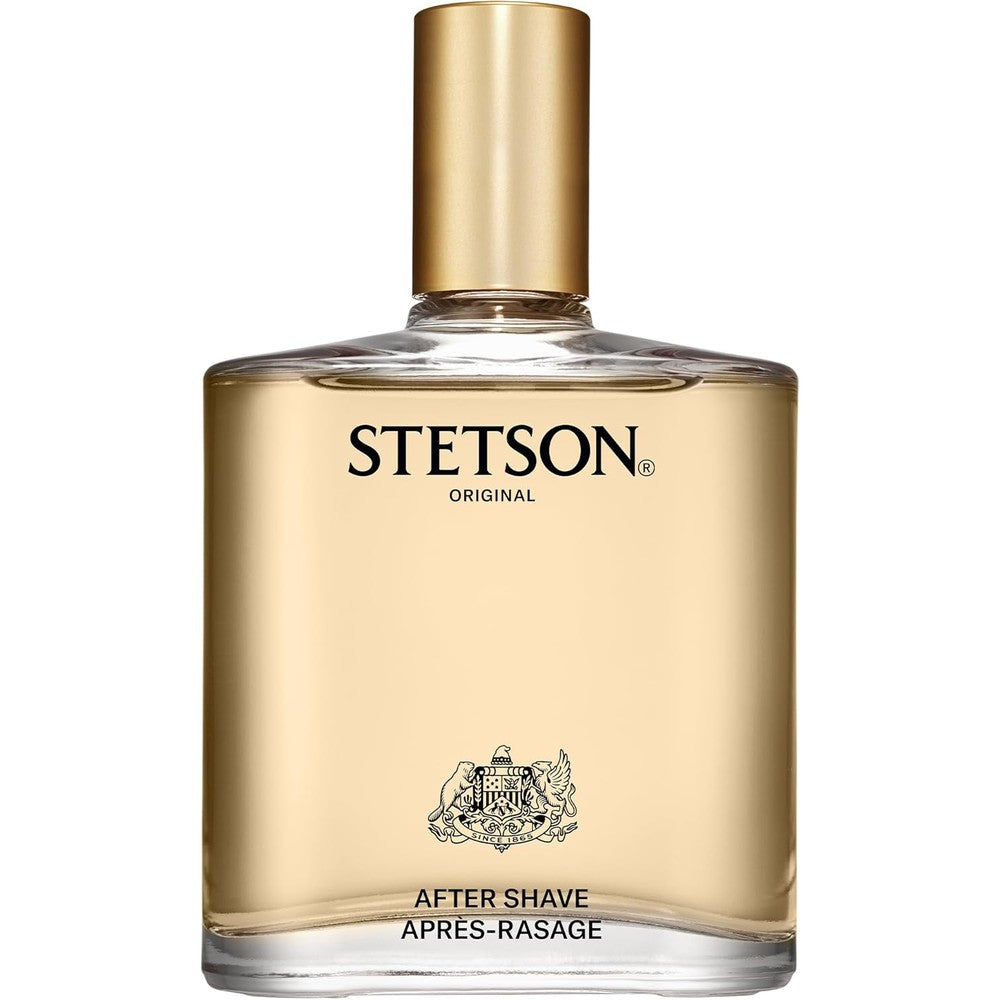 Stetson Original Aftershave front view bottle on a clean background.