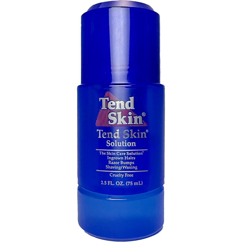 Tend Skin Razor Bump Solution Refillable Roll On front view showing authentic imported packaging