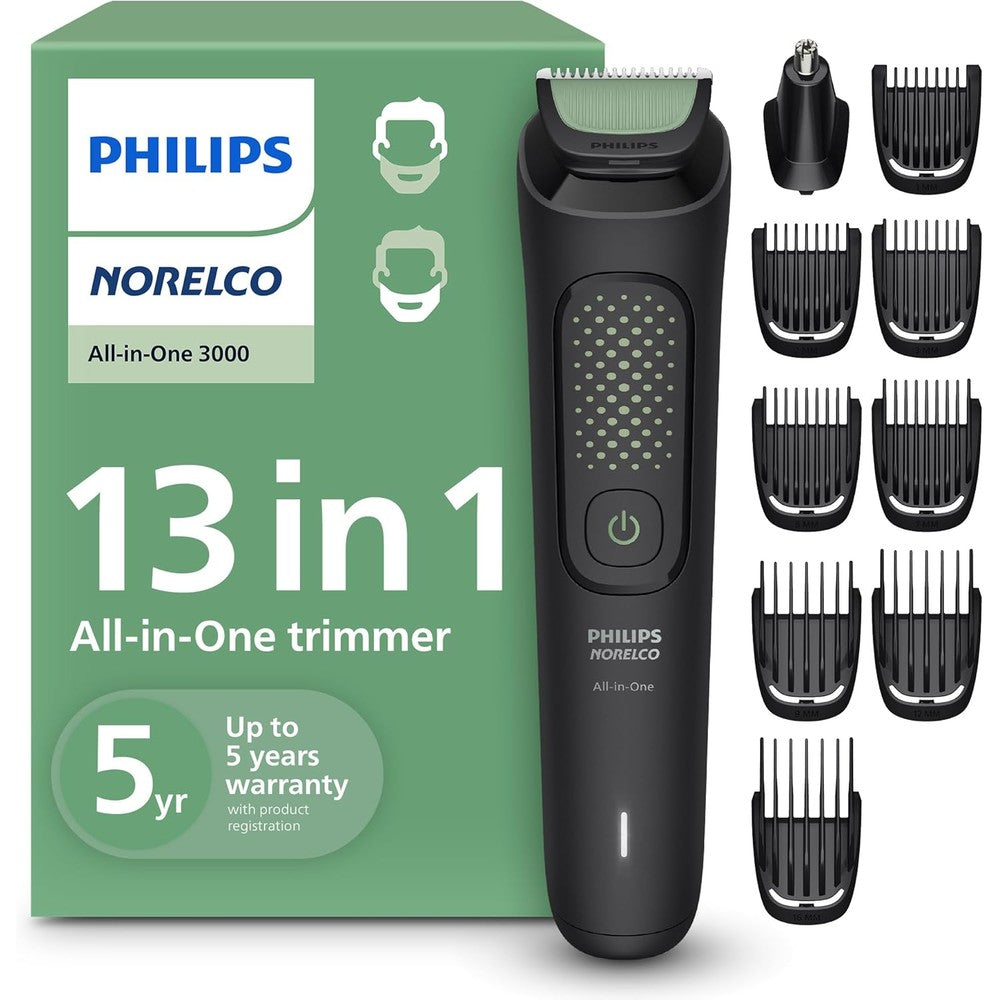 Philips Norelco All-In-One 3000 Series trimmer front view