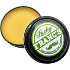 Lucky Franc's Unscented Mustache Wax tin front view