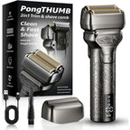 AuralMax electric razor with pop-up trimmer front view